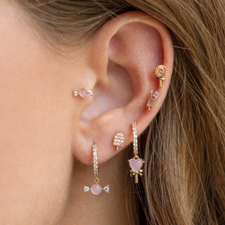 Summer Ice Cream Drink Earings Set