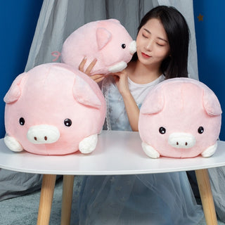 Cute And Fashionable Lying Pose Blessing Pig Plush Doll Toy Pig