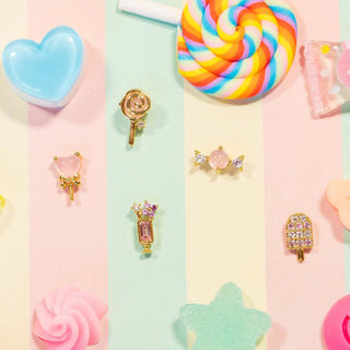 Summer Ice Cream Drink Earings Set