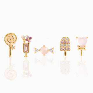 Summer Ice Cream Drink Earings Set