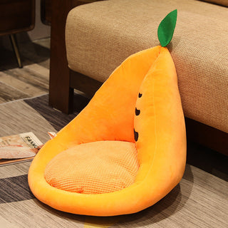 Kawaii Multifunction Plush Fruit Soft Stuffed Cactus Avocado Carrot Pillow Toys Home Office Decor Chair Seat Cushion